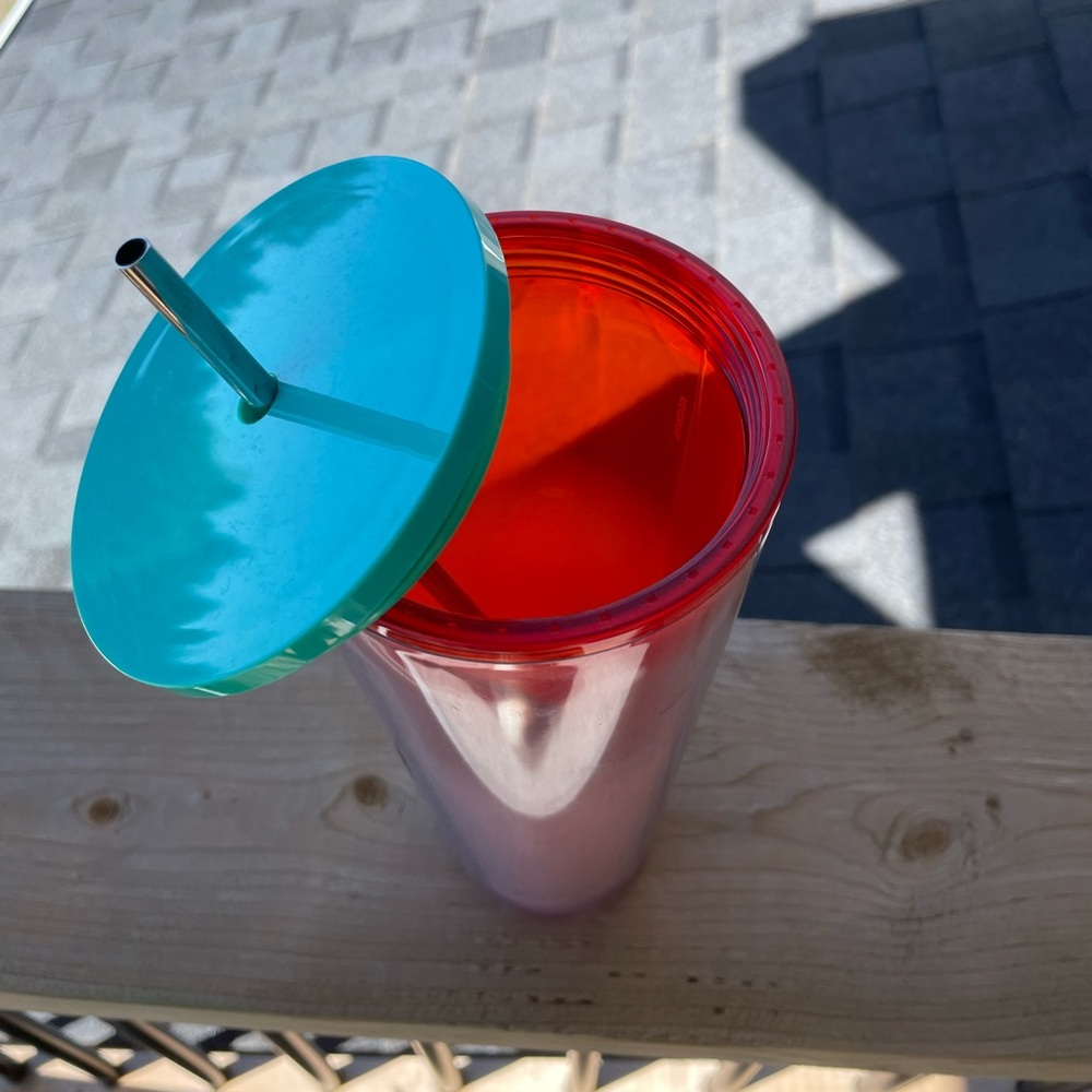 Red & White Starbucks Venti cold cup